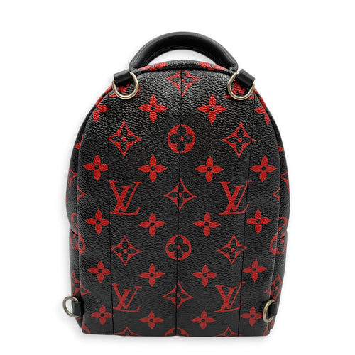 Limited Edition Palm Springs Mini Black Backpack in Canvas Silver hardware CL2603-20521 2