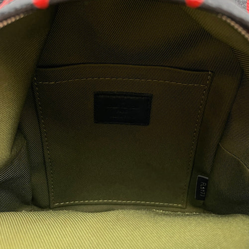 Limited Edition Palm Springs Mini Black Backpack in Canvas Silver hardware CL2603-20521 6