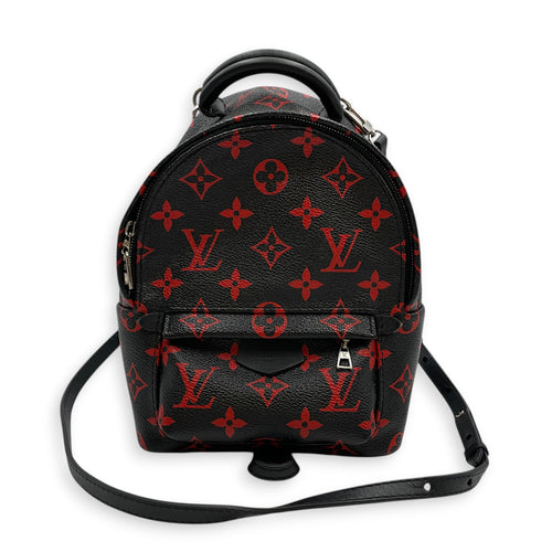 Limited Edition Palm Springs Mini Black Backpack in Canvas Silver hardware CL2603-20521 9
