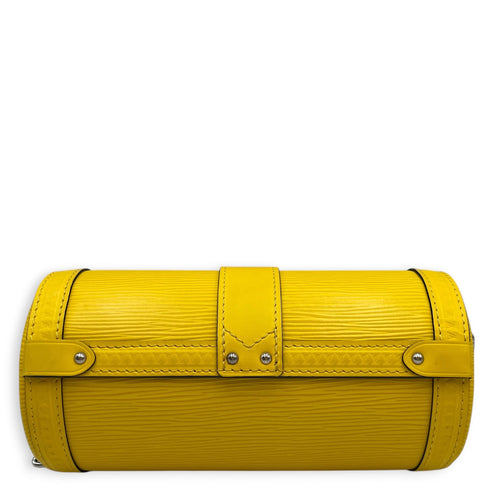 Papillon Trunk Lemon Yellow Shoulder Bag in Epi Leather Silver hardware CL2603-20523 2