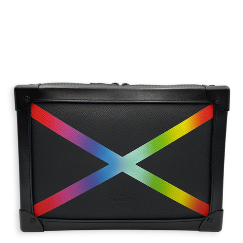 Taiga Rainbow Soft Trunk Black Crossbody Bag Matte Metal hardware CL2603-20525 1