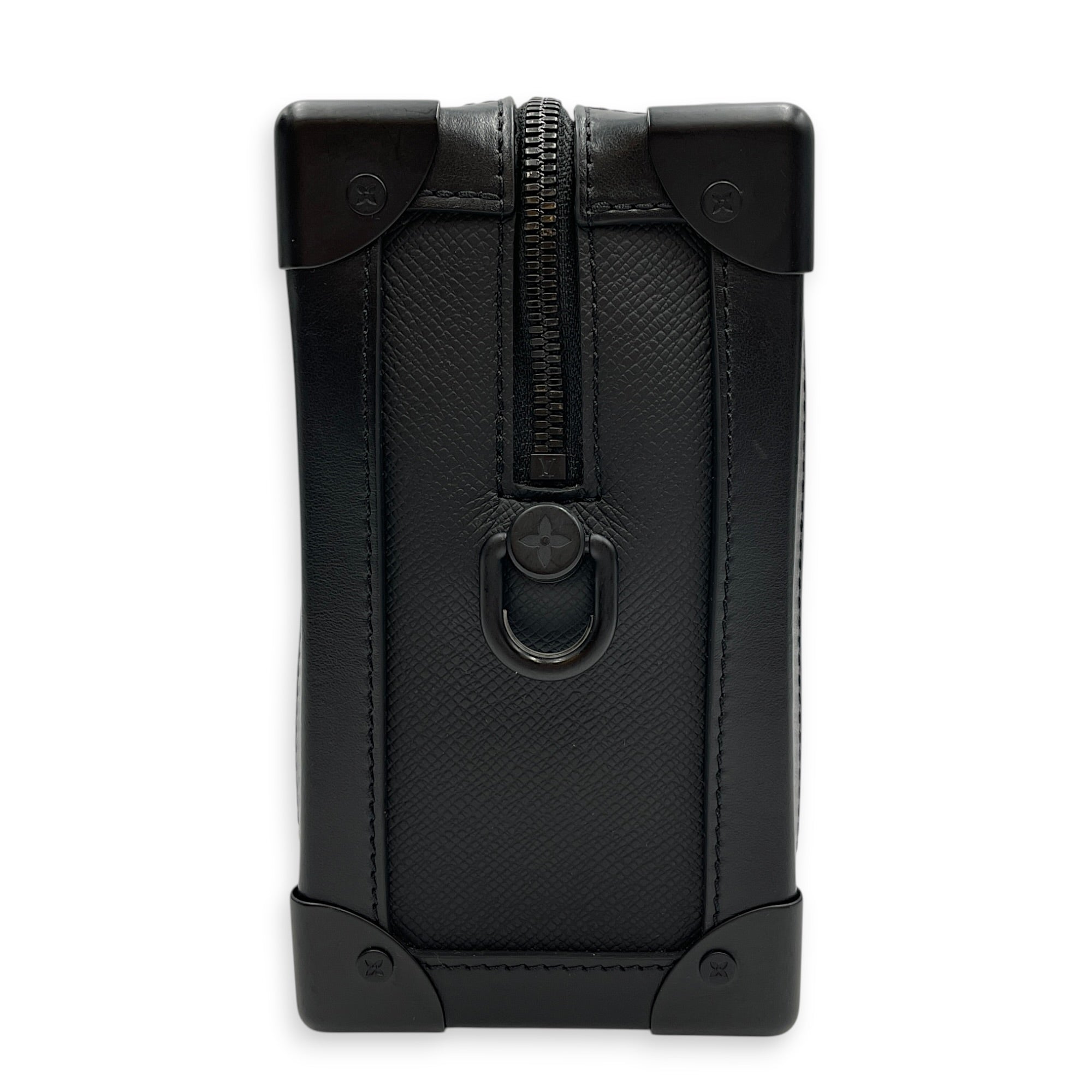 Taiga Rainbow Soft Trunk Black Crossbody Bag Matte Metal hardware CL2603-20525 3