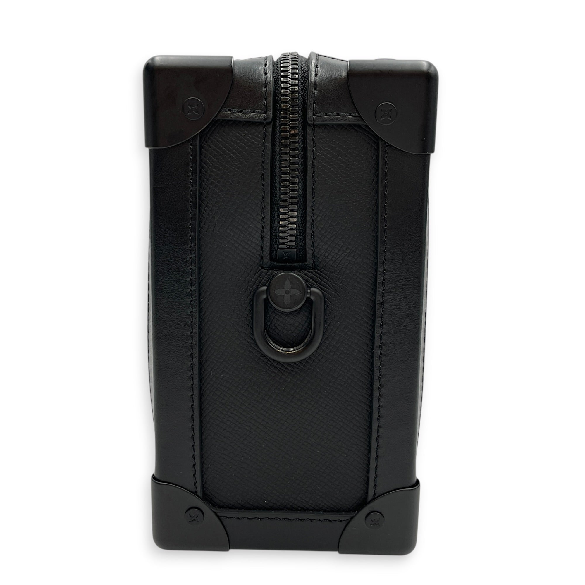 Taiga Rainbow Soft Trunk Black Crossbody Bag Matte Metal hardware CL2603-20525 4
