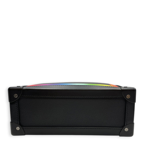 Taiga Rainbow Soft Trunk Black Crossbody Bag Matte Metal hardware CL2603-20525 5