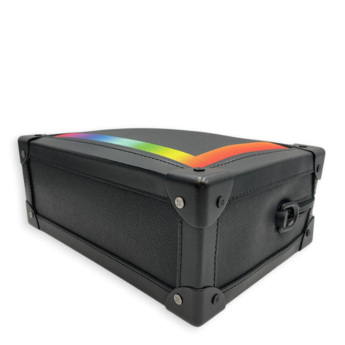 Taiga Rainbow Soft Trunk Black Crossbody Bag Matte Metal hardware CL2603-20525 7