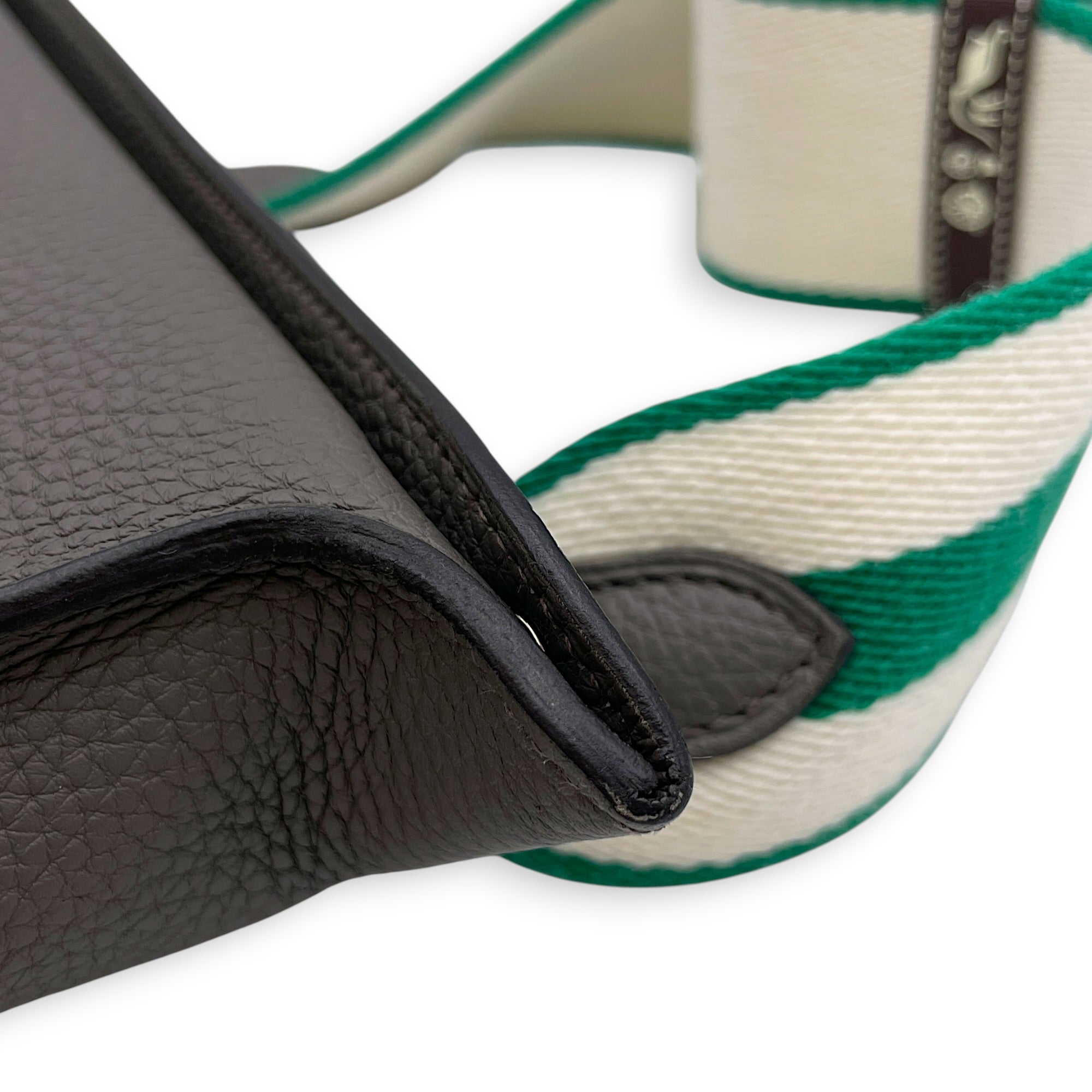 Videpoches Gris Etain/Blanc-Vert Vertigo in Togo Palladium hardware CL2603-20528 8