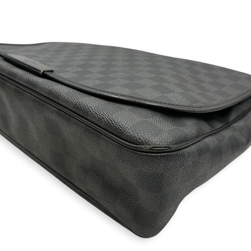 Daniel Damier MM Graphite Messenger in Coated Canvas Silver hardware CL2603-20534 8