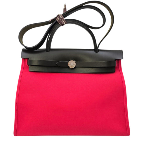 Herbag 31 Rose Extreme  in Vache Hunter/Toile Palladium hardware CL2603-20546 1
