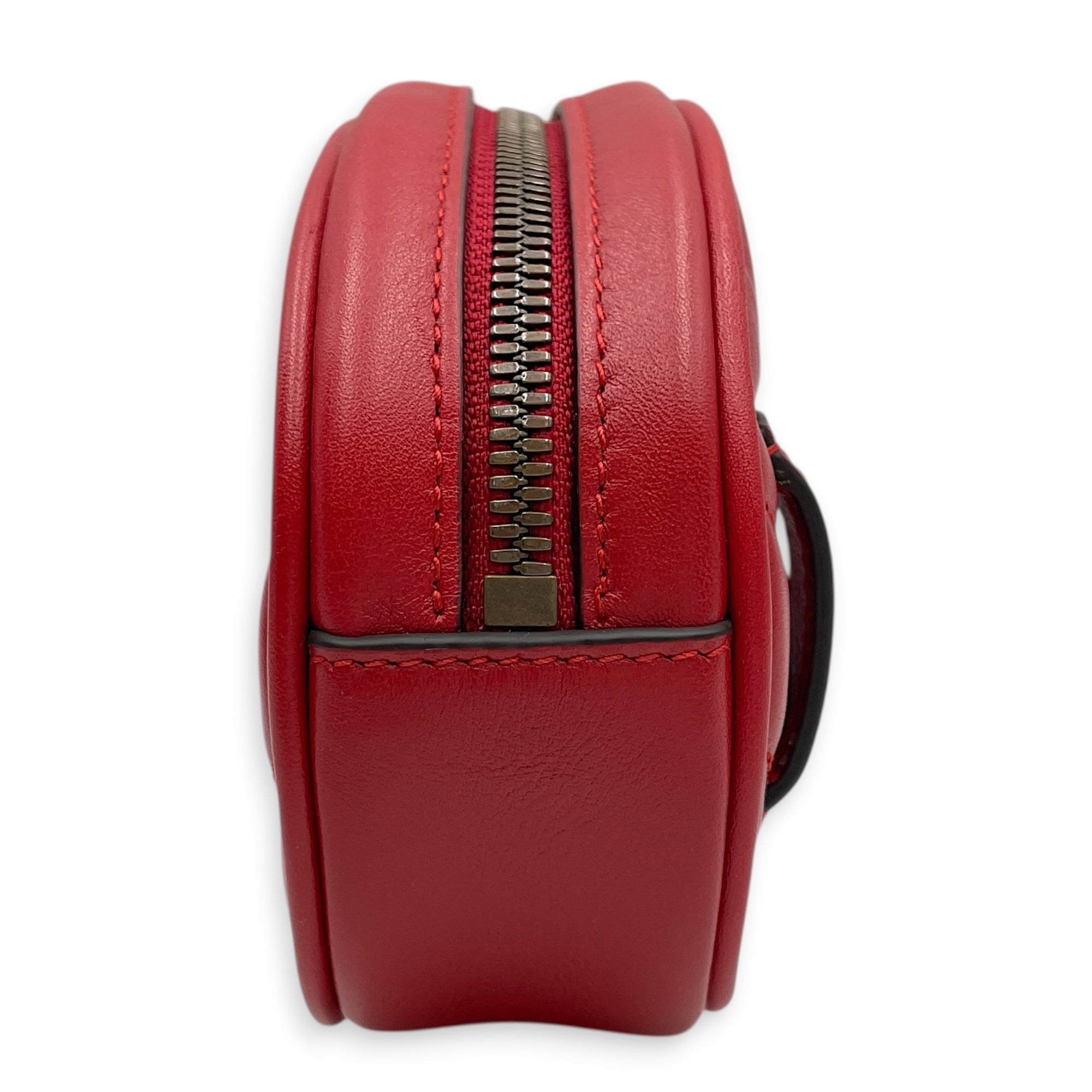 Marmont Matelasse Red Belt Bag in Calfskin Gold hardware CL2603-20549 3
