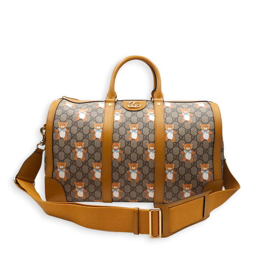 Monogram Ophidia Brown Boston Bag in Canvas Gold hardware CL2603-20563 18
