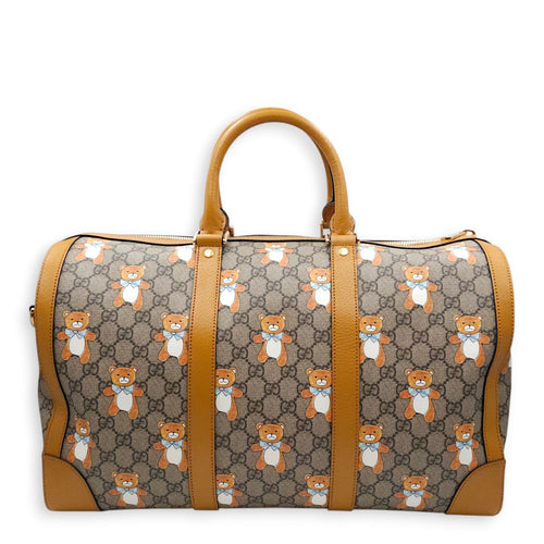 Monogram Ophidia Brown Boston Bag in Canvas Gold hardware CL2603-20563 2