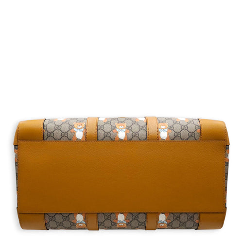 Monogram Ophidia Brown Boston Bag in Canvas Gold hardware CL2603-20563 5