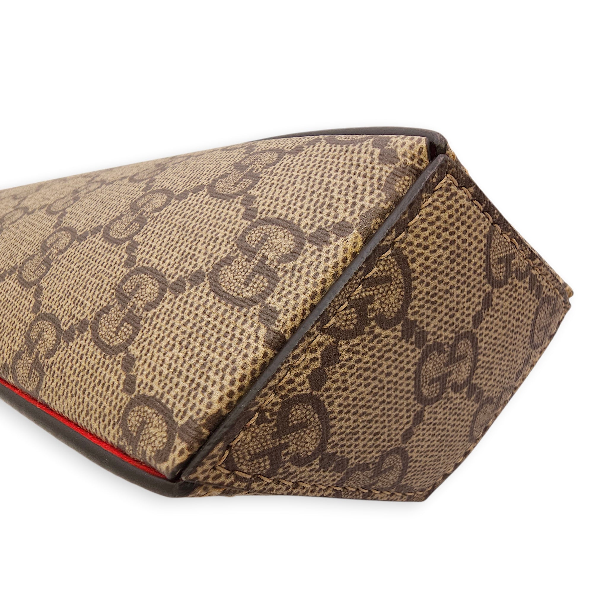 Supreme Valentine’s Day Heart Small Brown Shoulder Bag in Canvas Gold hardware CL2603-20567 10
