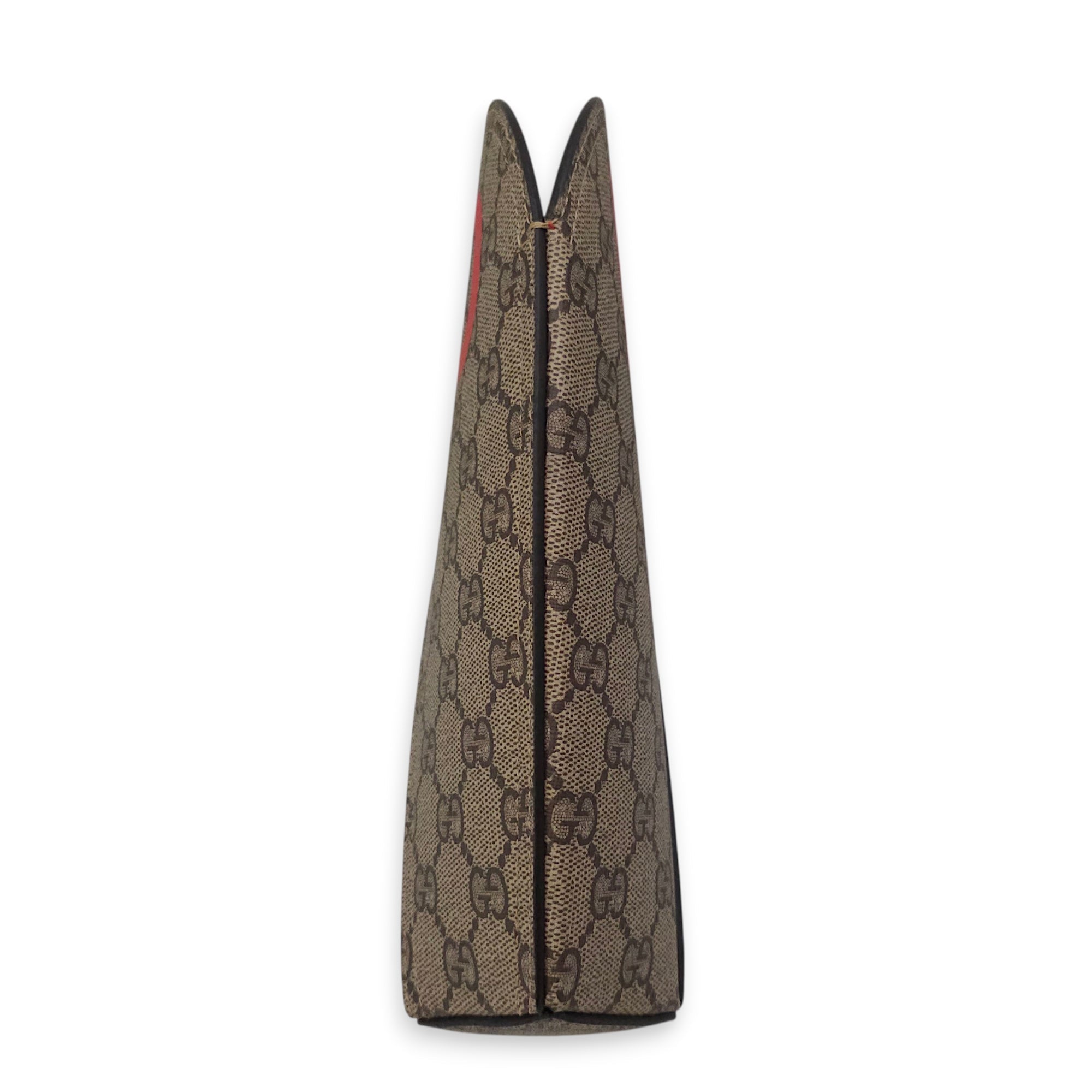 Supreme Valentine’s Day Heart Small Brown Shoulder Bag in Canvas Gold hardware CL2603-20567 3