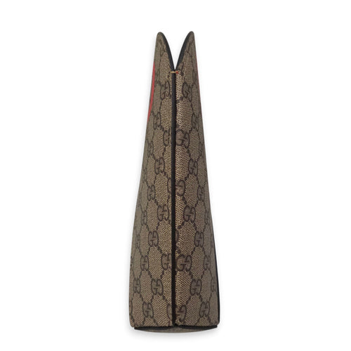 Supreme Valentine’s Day Heart Small Brown Shoulder Bag in Canvas Gold hardware CL2603-20567 3