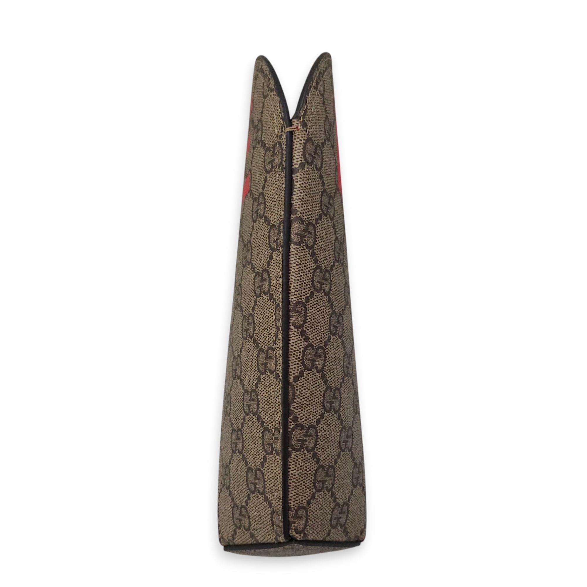Supreme Valentine’s Day Heart Small Brown Shoulder Bag in Canvas Gold hardware CL2603-20567 4