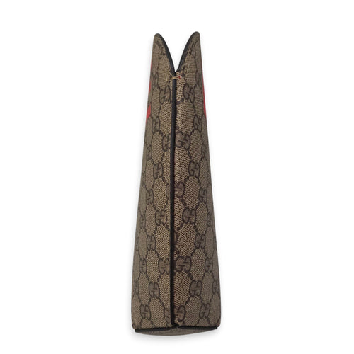 Supreme Valentine’s Day Heart Small Brown Shoulder Bag in Canvas Gold hardware CL2603-20567 4