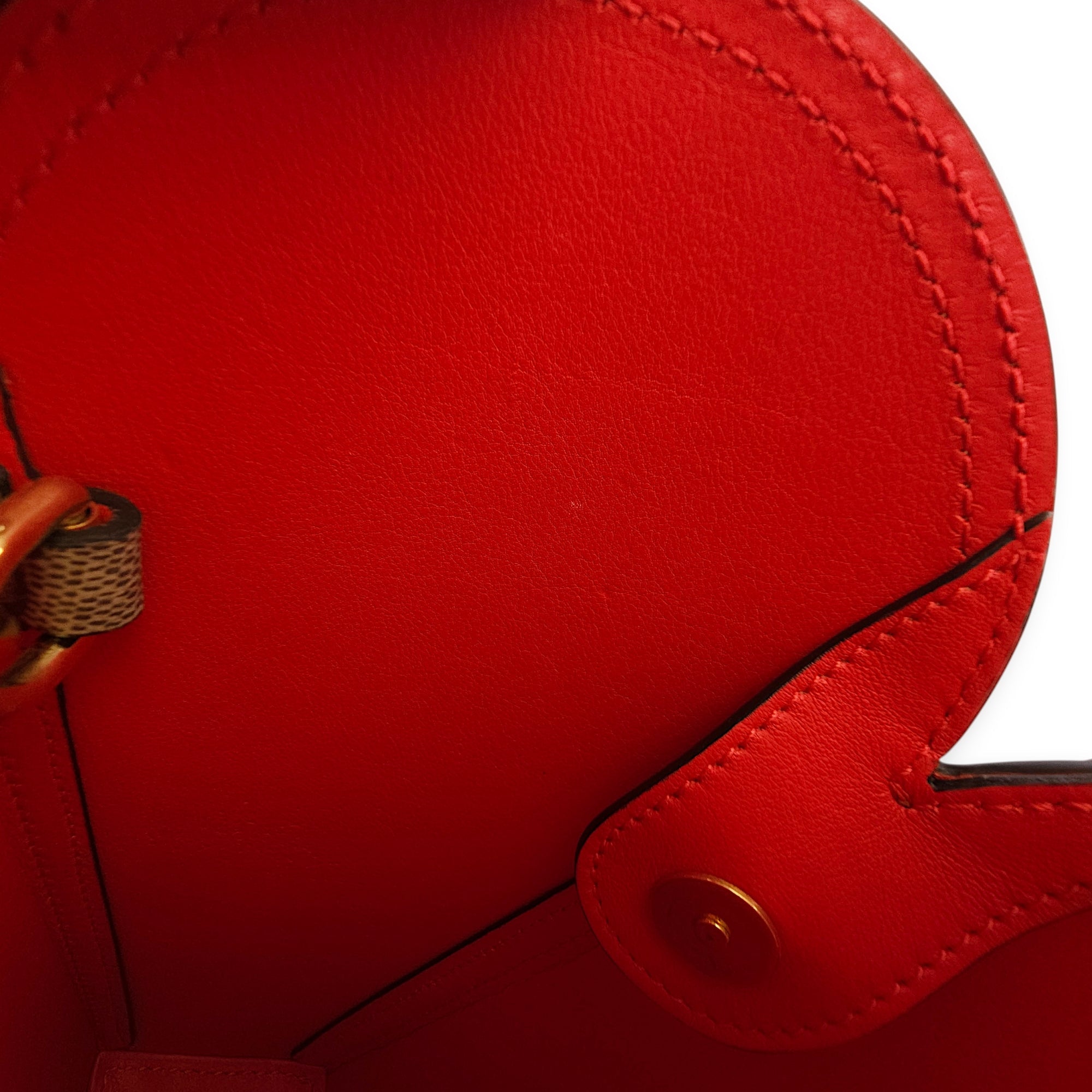 Supreme Valentine’s Day Heart Small Brown Shoulder Bag in Canvas Gold hardware CL2603-20567 6