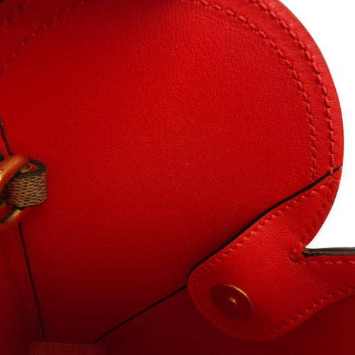 Supreme Valentine’s Day Heart Small Brown Shoulder Bag in Canvas Gold hardware CL2603-20567 6