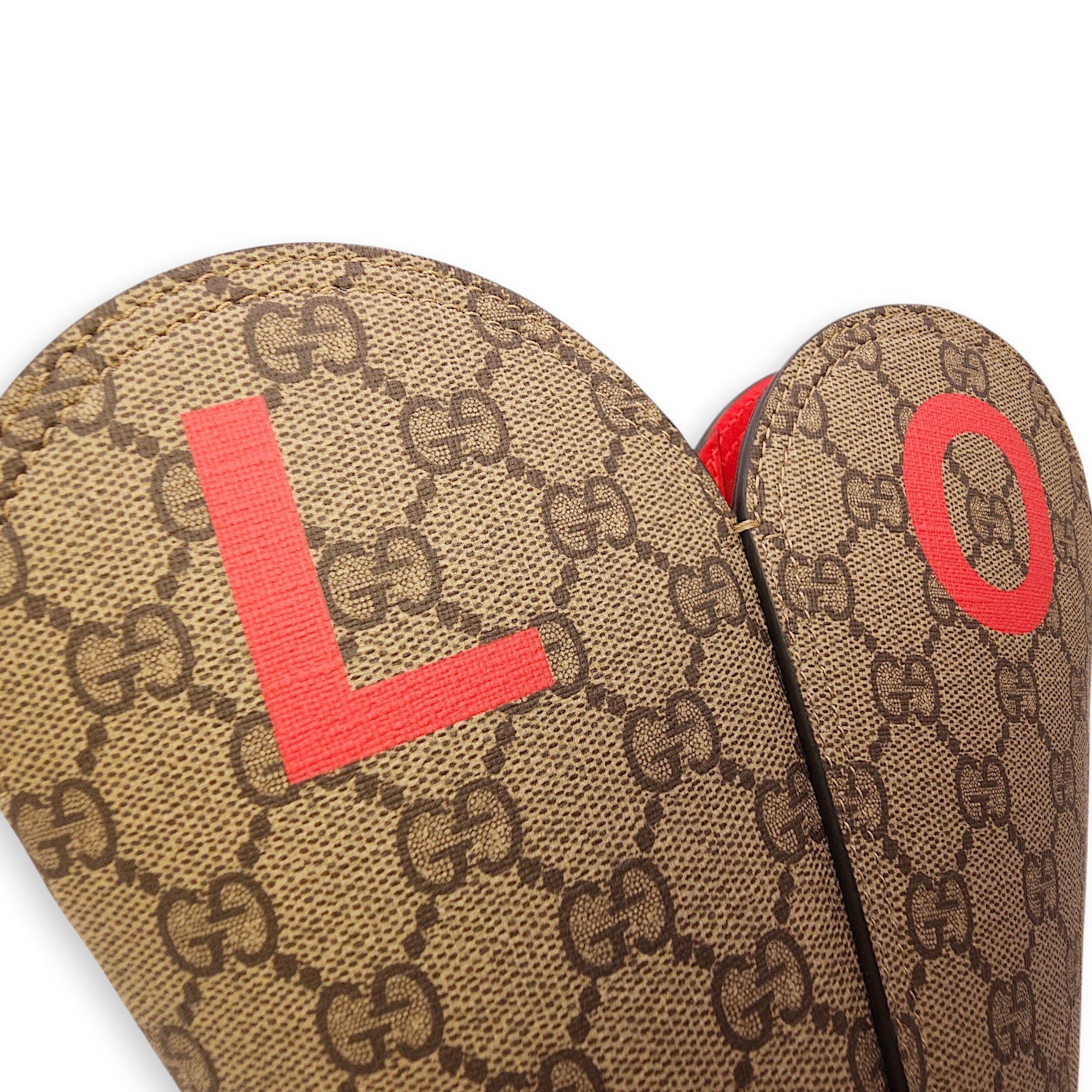 Supreme Valentine’s Day Heart Small Brown Shoulder Bag in Canvas Gold hardware CL2603-20567 9