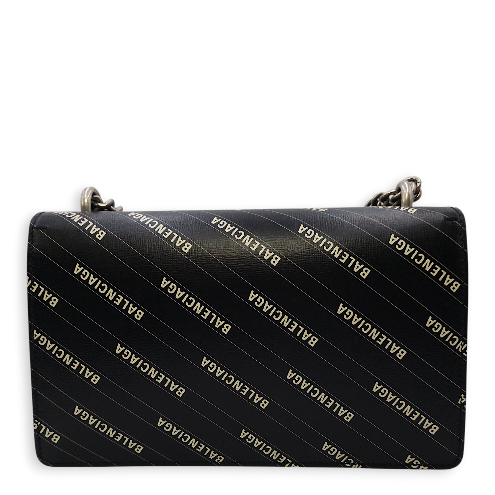 The Hacker Project Dionysus Black Shoulder Bag in Calfskin Silver hardware CL2603-20568 12