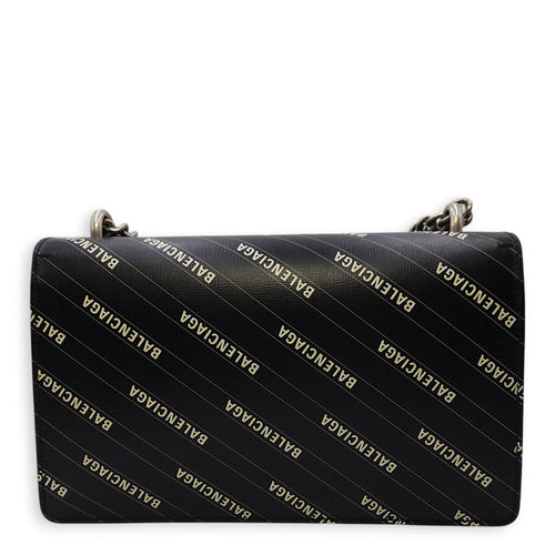 The Hacker Project Dionysus Black Shoulder Bag in Calfskin Silver hardware CL2603-20568 12