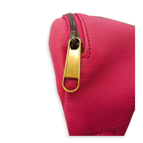 Vintage Logo and Web Stripe Pink Belt Bag in Calfskin Gold hardware CL2603-20570 14