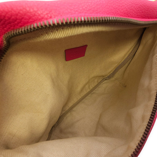 Vintage Logo and Web Stripe Pink Belt Bag in Calfskin Gold hardware CL2603-20570 7