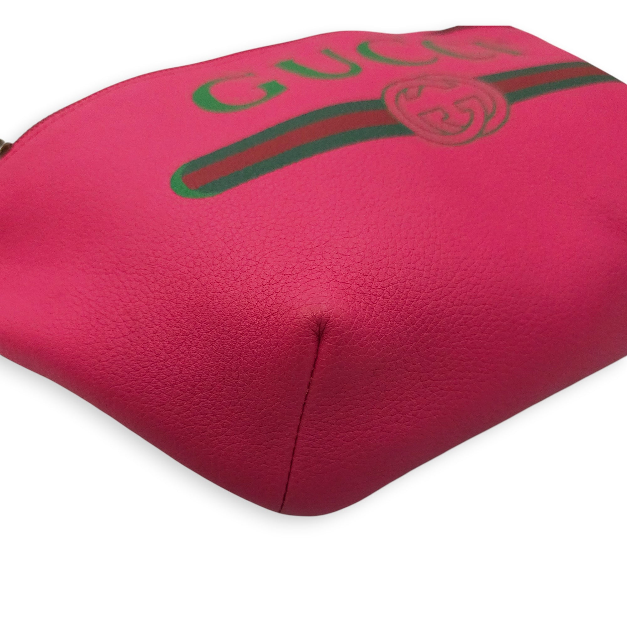 Vintage Logo and Web Stripe Pink Belt Bag in Calfskin Gold hardware CL2603-20570 8