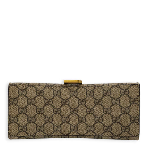 The Hacker Project Hourglass Small Grey Top Handle Bag in Canvas Gold hardware CL2603-20572 5
