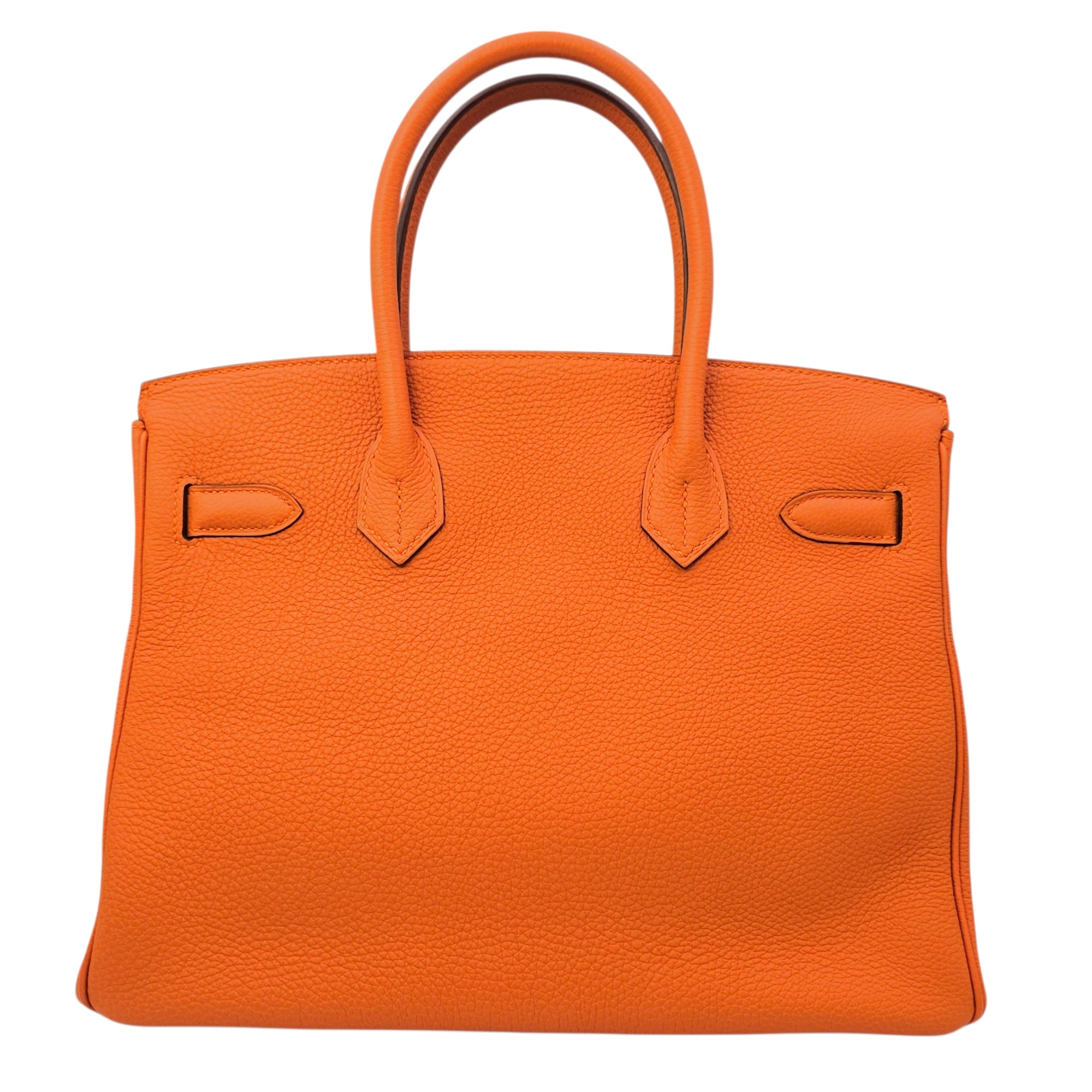 Birkin 30 Orange in Togo Gold hardware