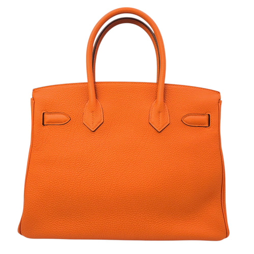Birkin 30 Orange in Togo Gold hardware