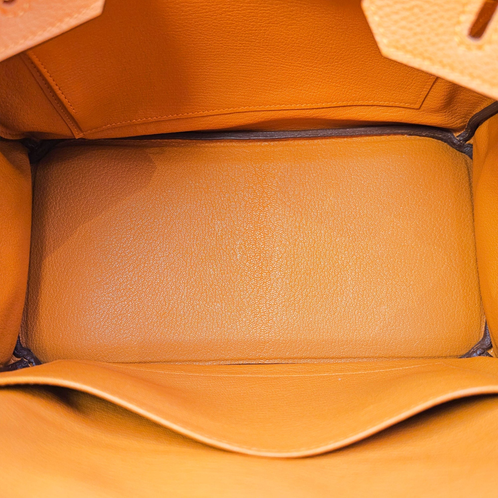 Birkin 30 Orange in Togo Gold hardware