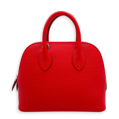 Bolide 1923 Mini Rouge De Coeur in Chevre Mysore Palladium hardware CL2603-20584 1
