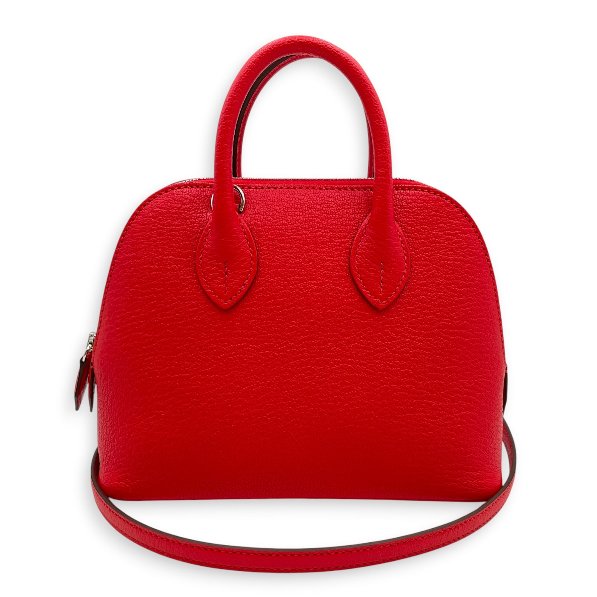 Bolide 1923 Mini Rouge De Coeur in Chevre Mysore Palladium hardware CL2603-20584 3