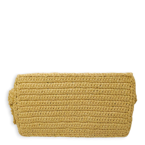 Book Tote with Floral Pattern Small Beige Top Handle Bag in Raffia CL2604-20588 5