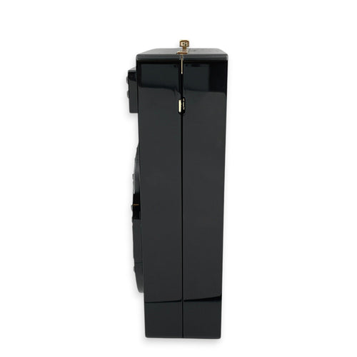 Plexiglass Strass Mosaic No 5 Minaudiere Clutch 2015 Black Shoulder Bag Gold hardware CL2604-20596 4