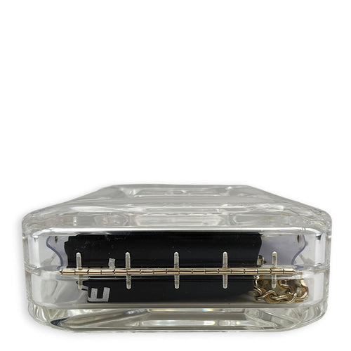 Clear Plexiglass Dubai by Night Gas Can Shoulder Bag Gold hardware CL2604-20597 5