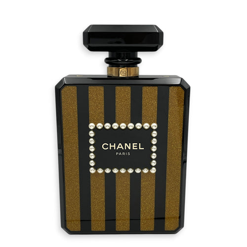 Rare Perfume Bottle Minaudiere Black Shoulder Bag CL2604-20598 1
