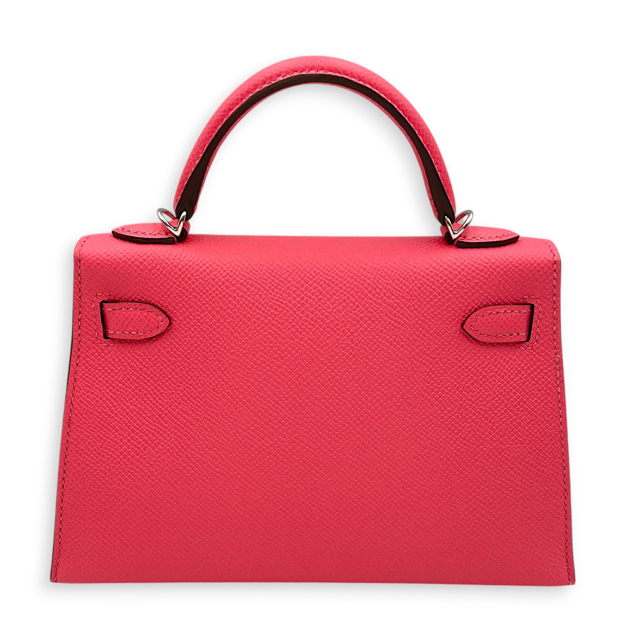 Sellier Kelly 20 Rose Azalea in Epsom Palladium hardware CL2604-20602 2