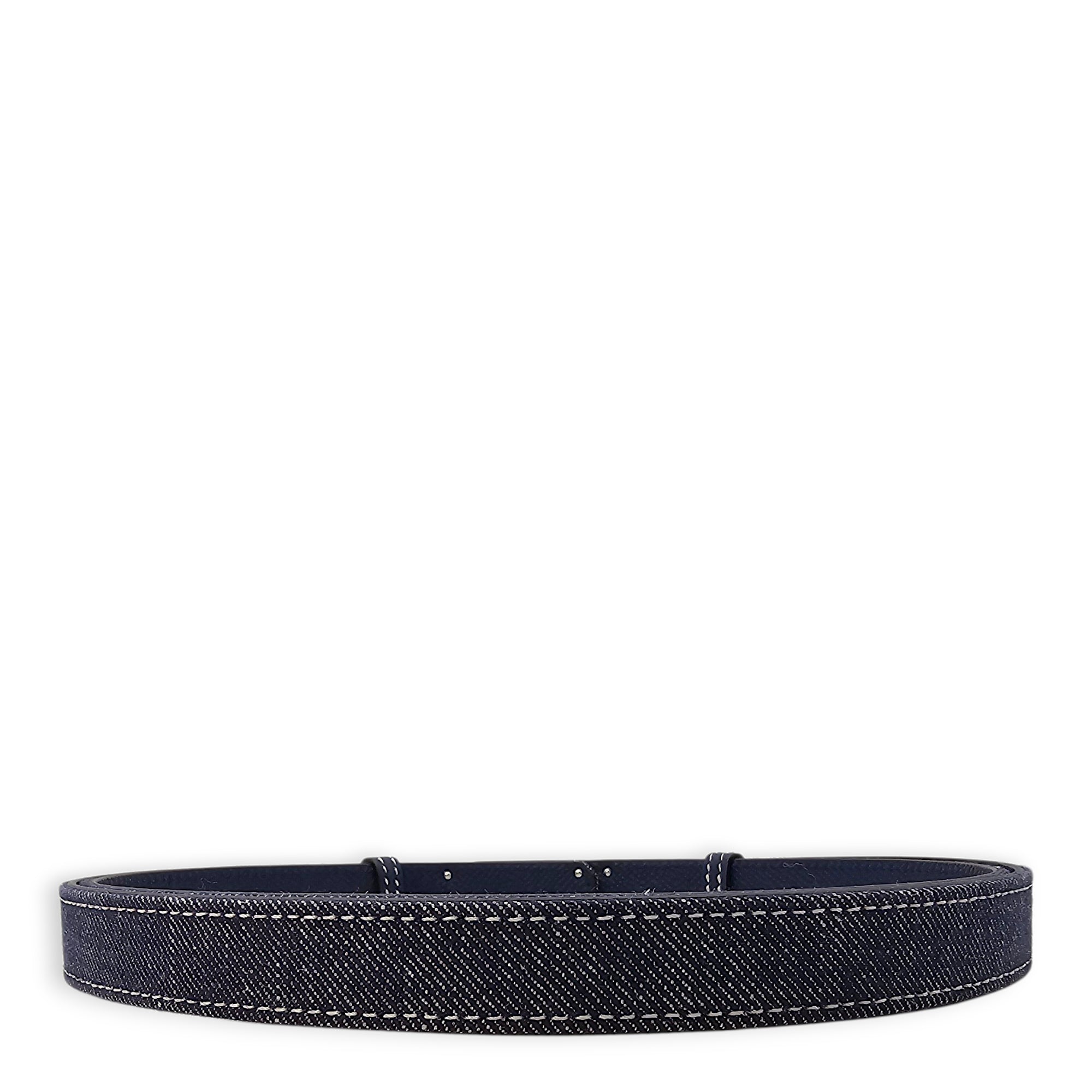 Kelly 18 Belt Blue Brut Belt in Denim Palladium hardware