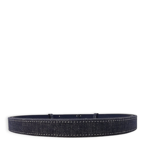 Kelly 18 Blue Brut Belt in Denim Palladium hardware CL2604-20606 2