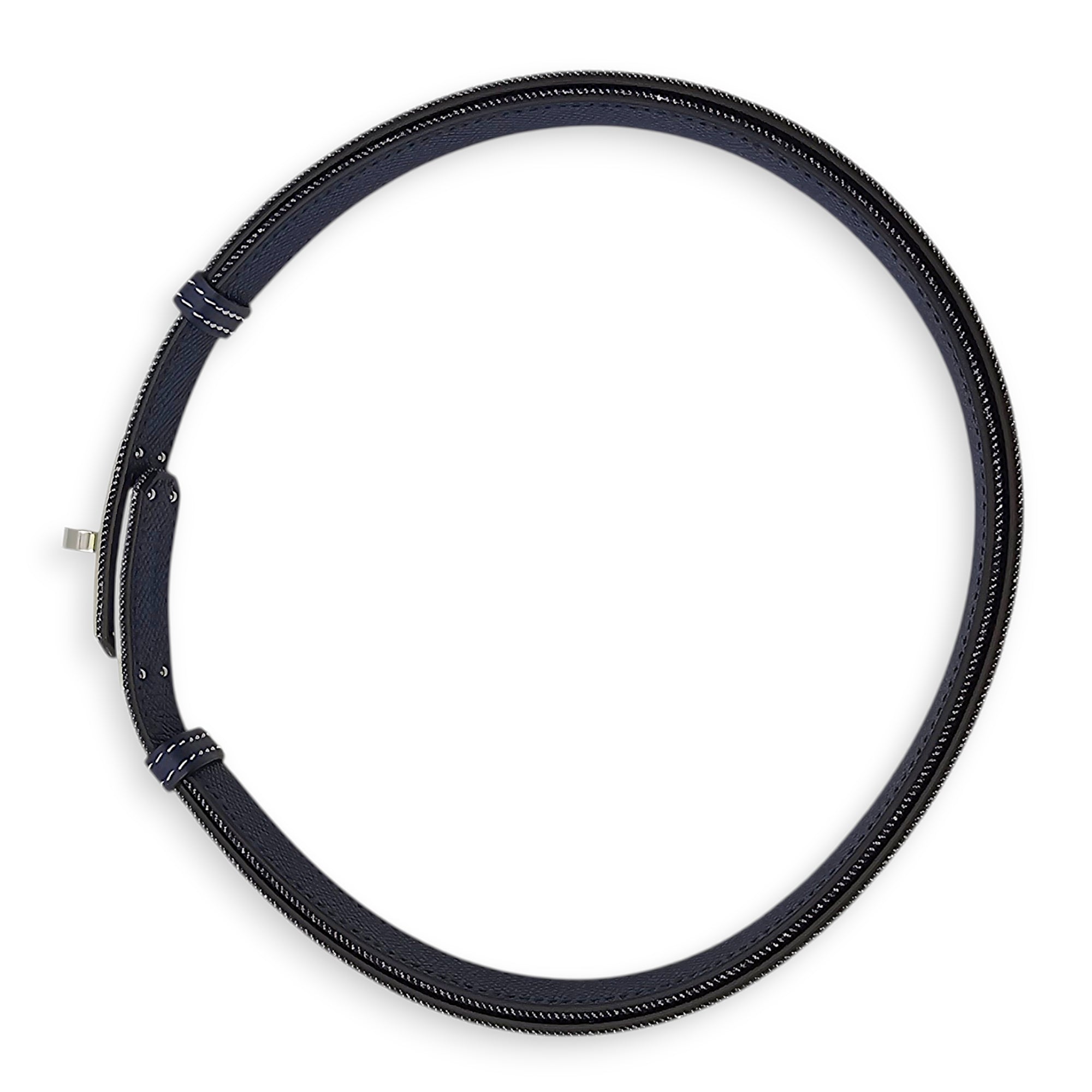 Kelly 18 Belt Blue Brut Belt in Denim Palladium hardware