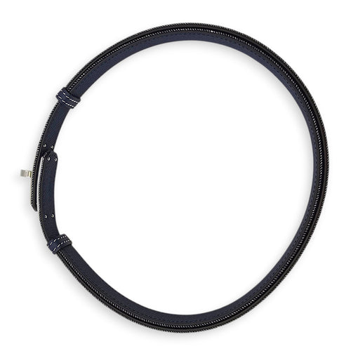 Kelly 18 Blue Brut Belt in Denim Palladium hardware CL2604-20606 3