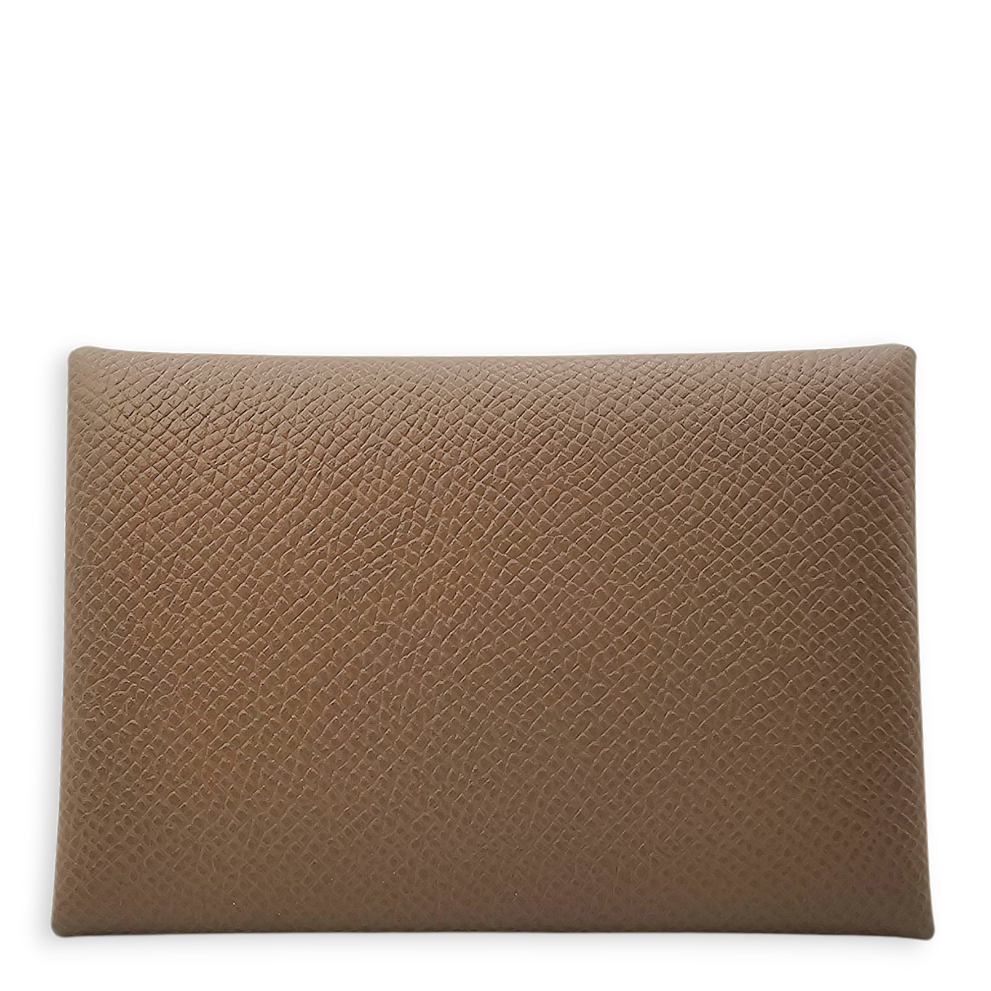 Calvi Duo Card Holder Etoupe Card Holder in Epsom
