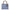 Lady Dior Medium Blue Top Handle Bag in Lambskin Silver hardware CL2604-20642 1