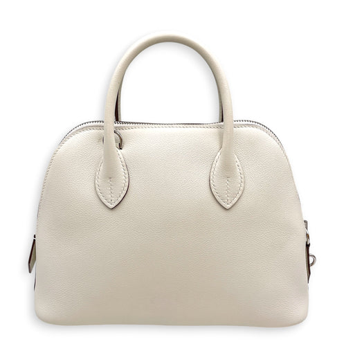 Bolide 1923 25 Blanc/Sesame in Evercolor Palladium hardware