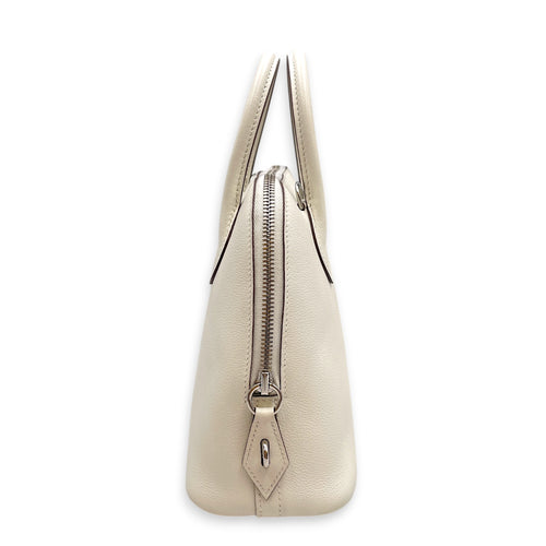 Bolide 1923 25 Blanc/Sesame in Evercolor Palladium hardware