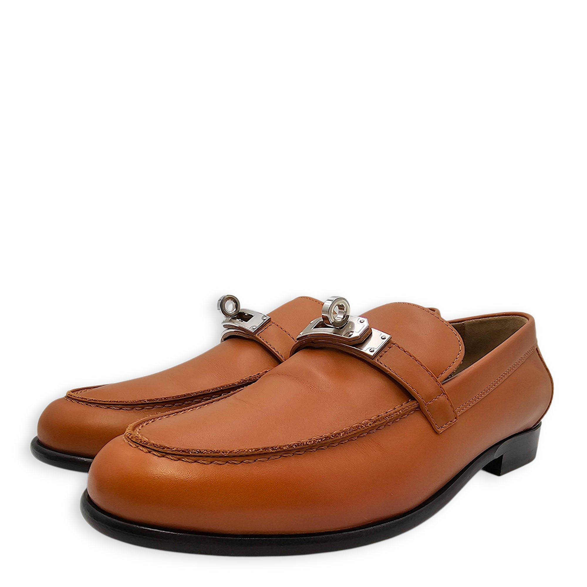 Destin 37.5 Naturel Loafers in Calfskin Palladium hardware CL2604-20661 2