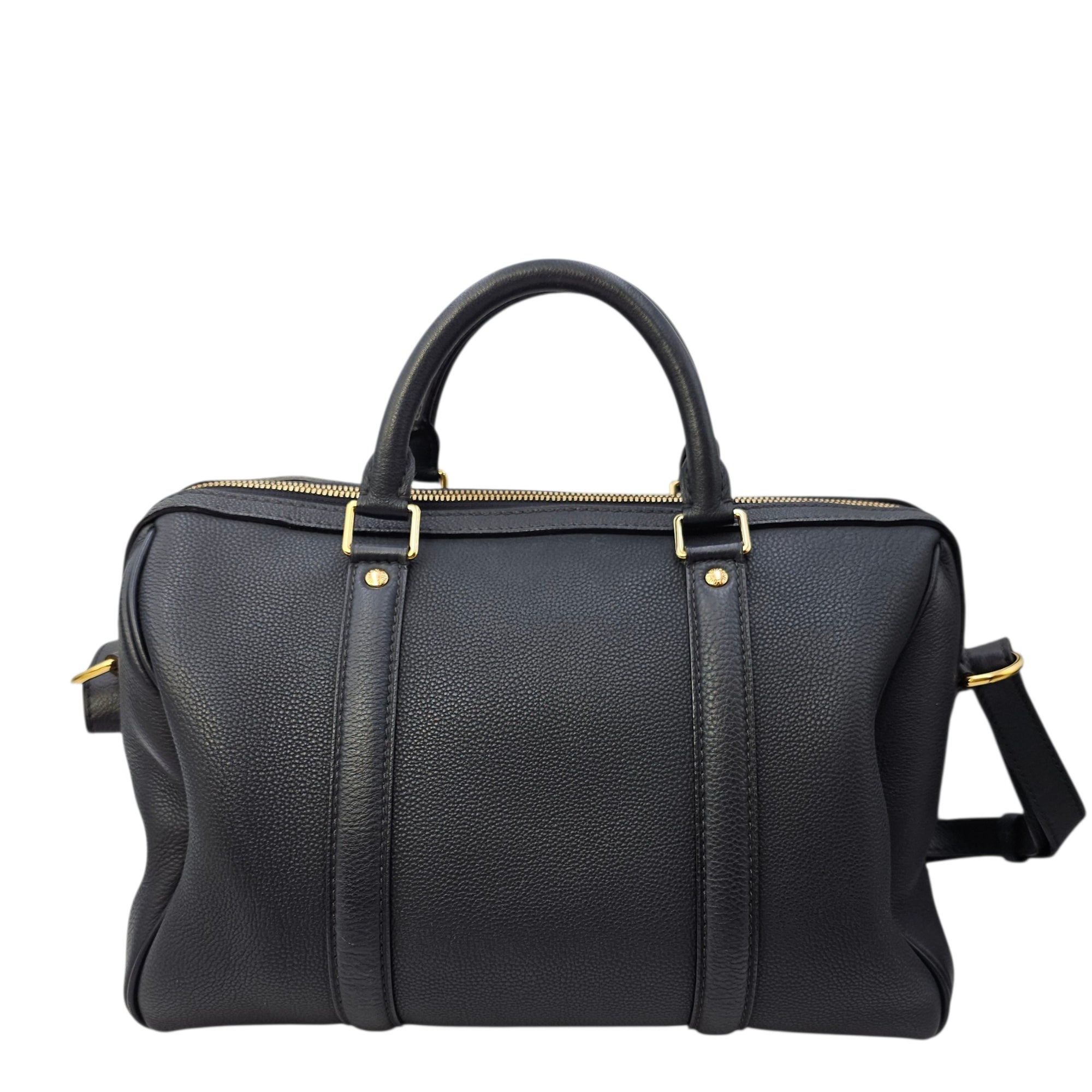 Sofia Coppola Speedy Size 30cm Blue Shoulder Bag in Calfskin Gold hardware